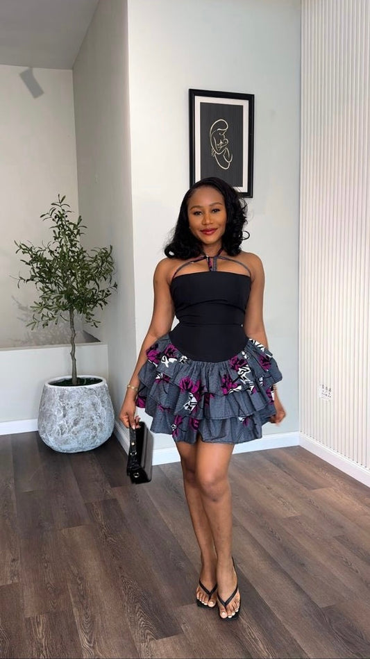 Imole Ankara dress(ready to wear)