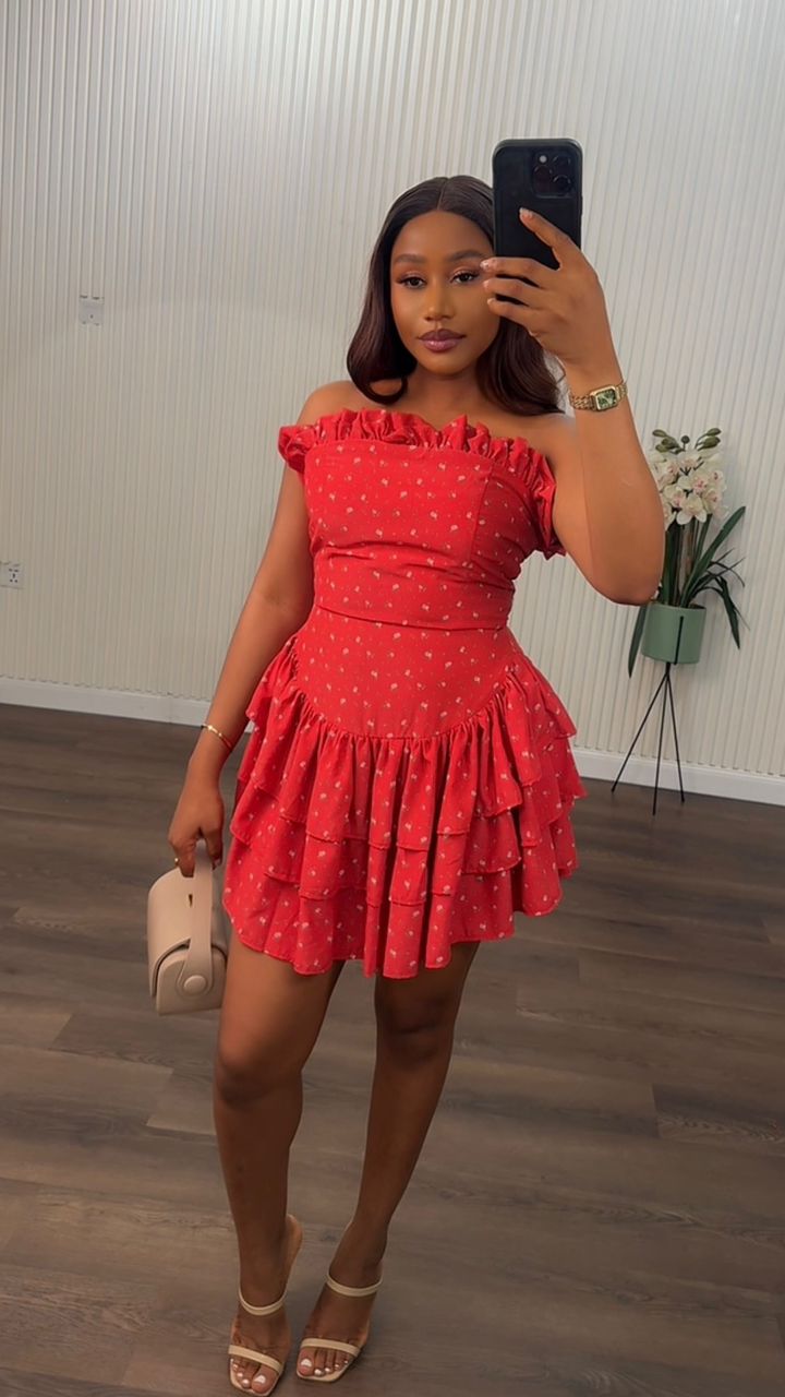 Shade crepe dress( ready to wear)