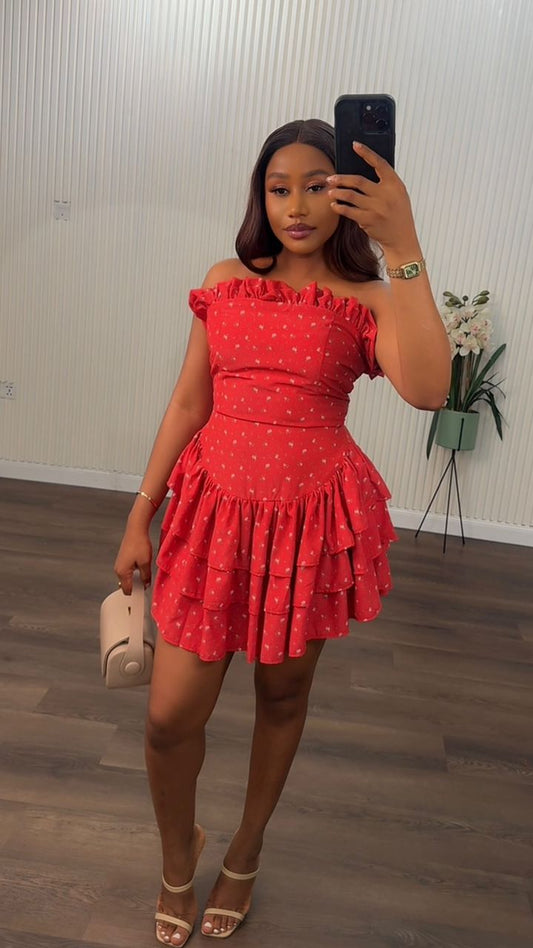 Shade crepe dress( ready to wear)