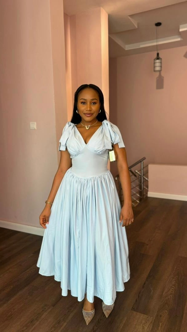 Ecstasy crepe dress(ready to wear)