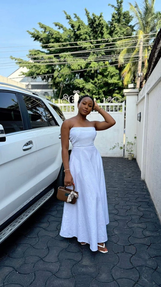 Delta linen dress - House of Naya