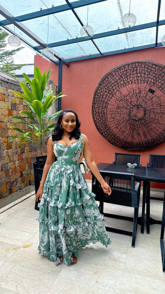 Cleopatra chiffon dress