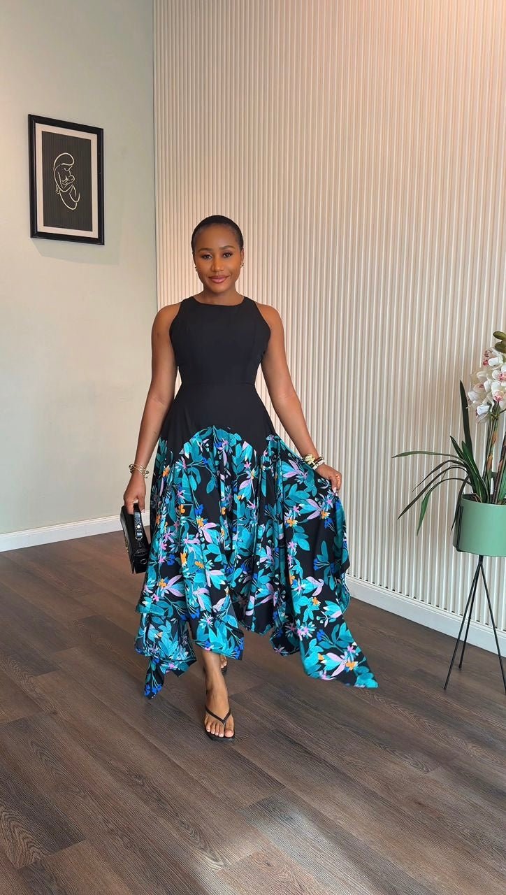 Maria crepe dress - House of Naya