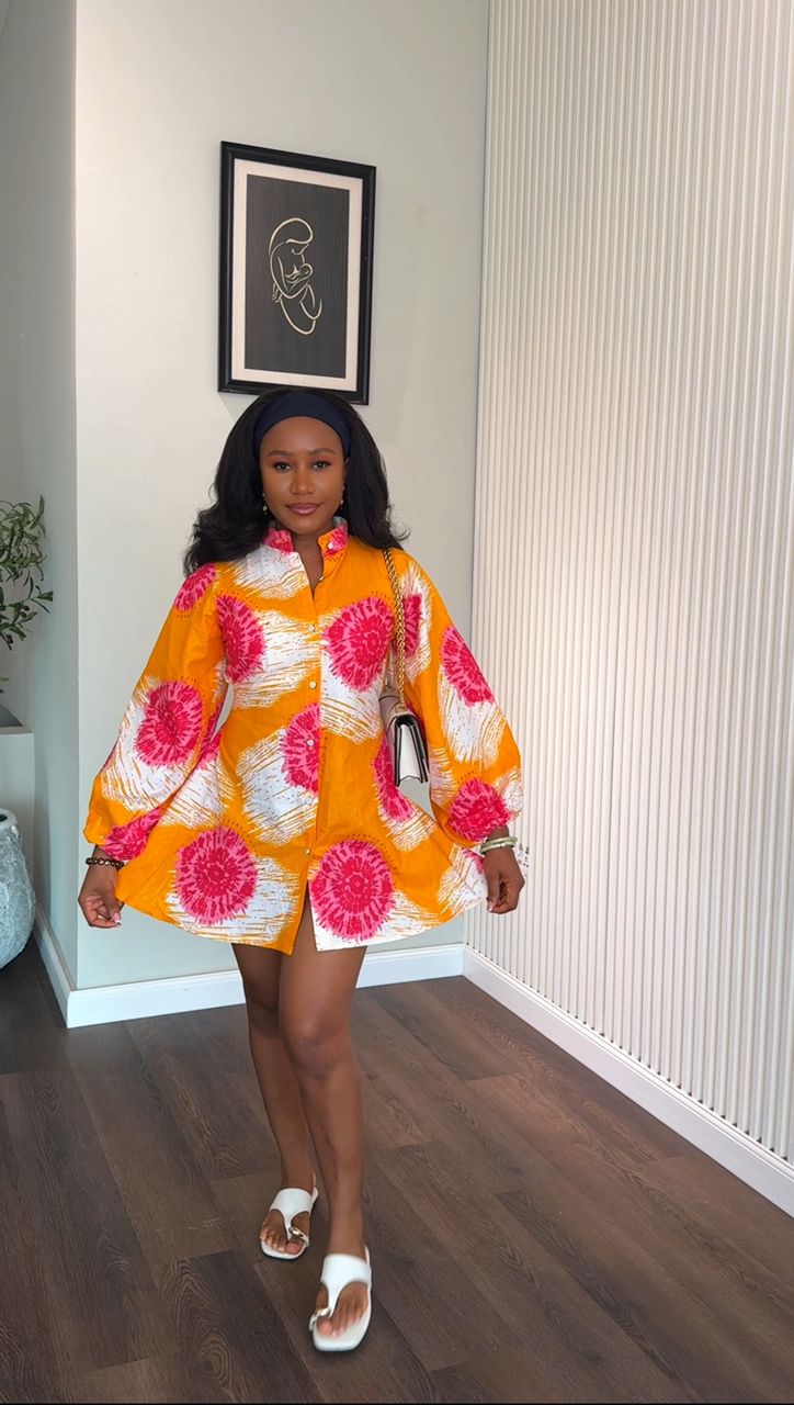 Morocco Ankara dress (ready to wear)