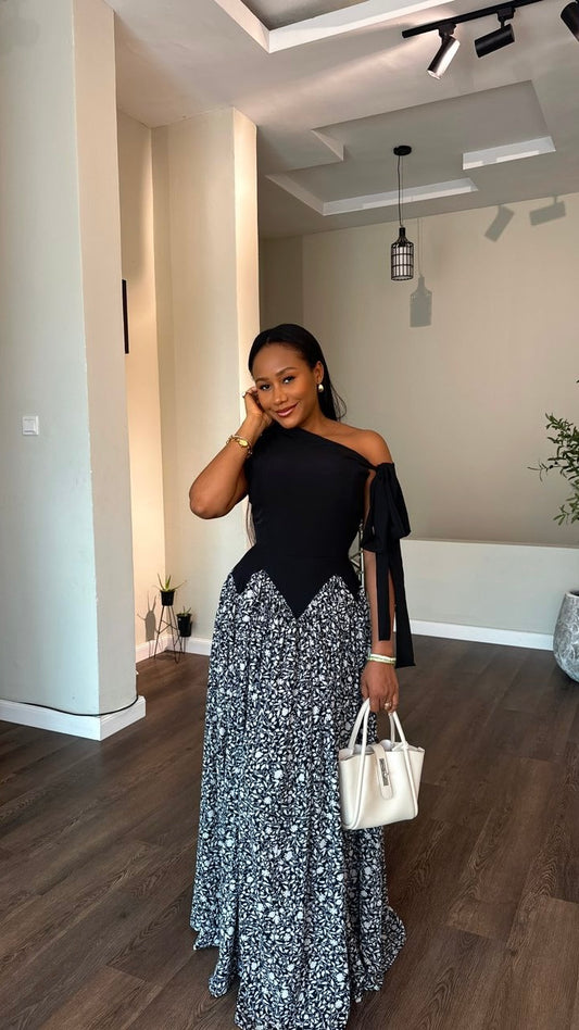 Motunrayo crepe dress(ready to wear)