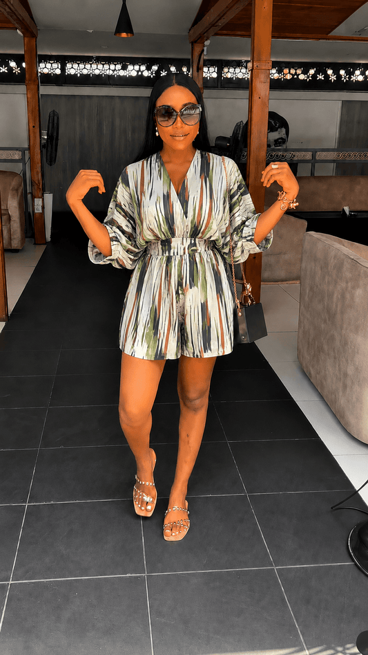 Lady crepe set short (ready to wear) - House of Naya