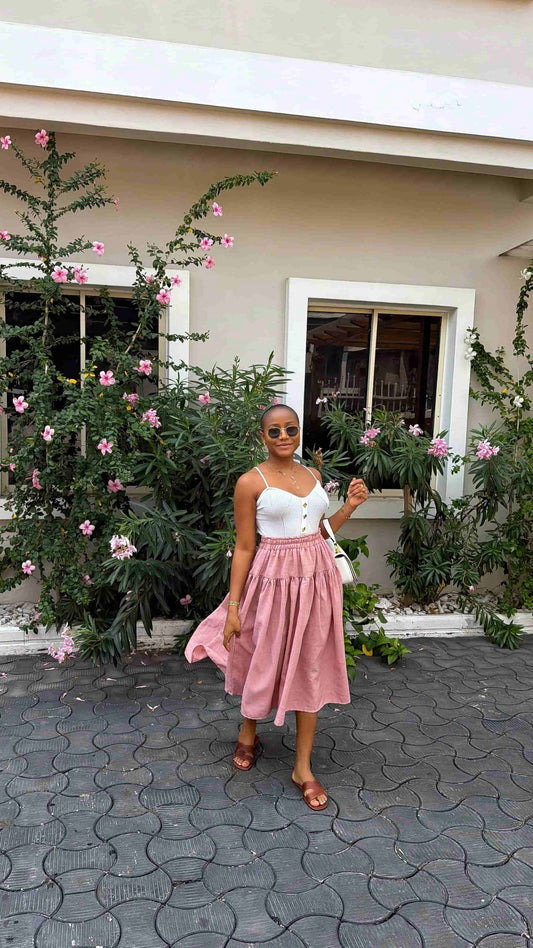Lola linen skirt - House of Naya