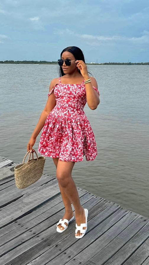 Annabelle crepe dress