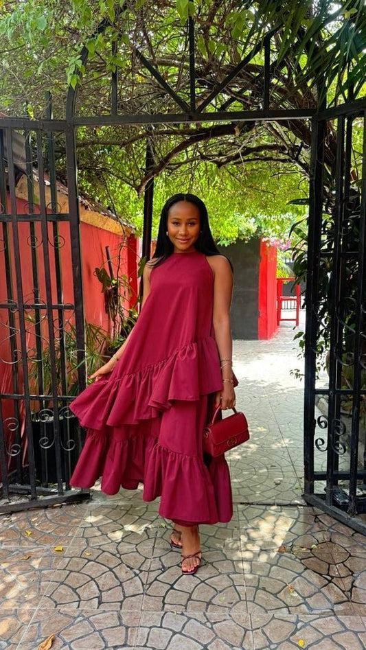 Raven cotton dress( ready to wear) - House of Naya