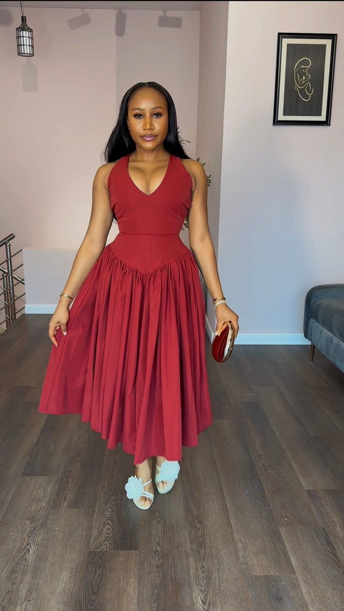 Marilyn cotton dress (ready to wear) - House of Naya
