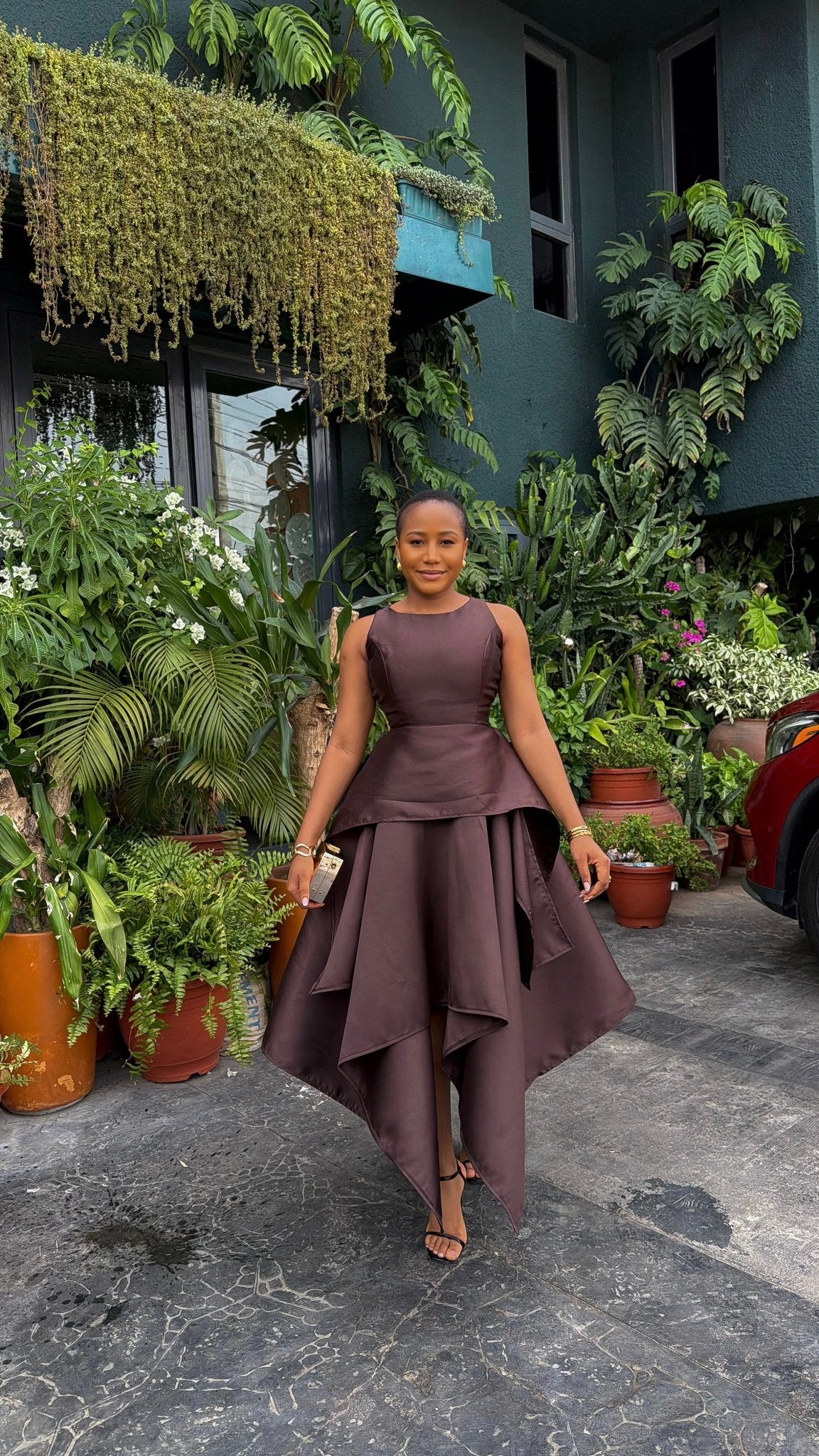 Omoye mikado dress - House of Naya