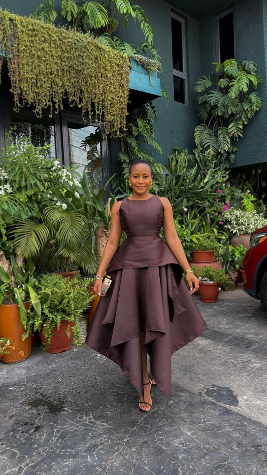 Omoye mikado dress - House of Naya