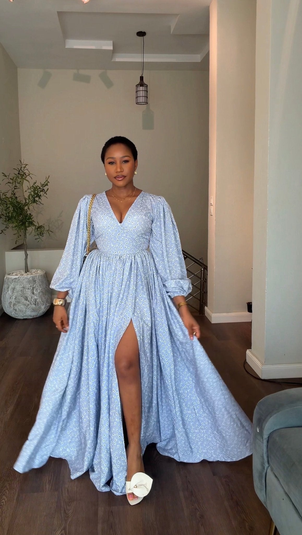 Sassy crepe dress(ready to wear) - House of Naya