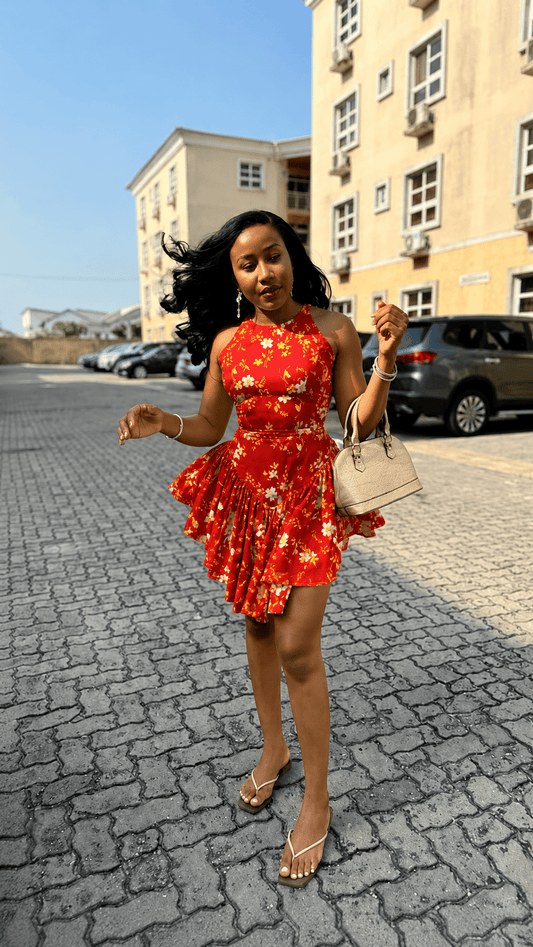Lara crepe dress(ready to wear) - House of Naya