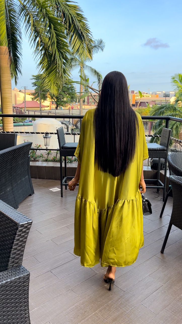 Steph silk bubu dress