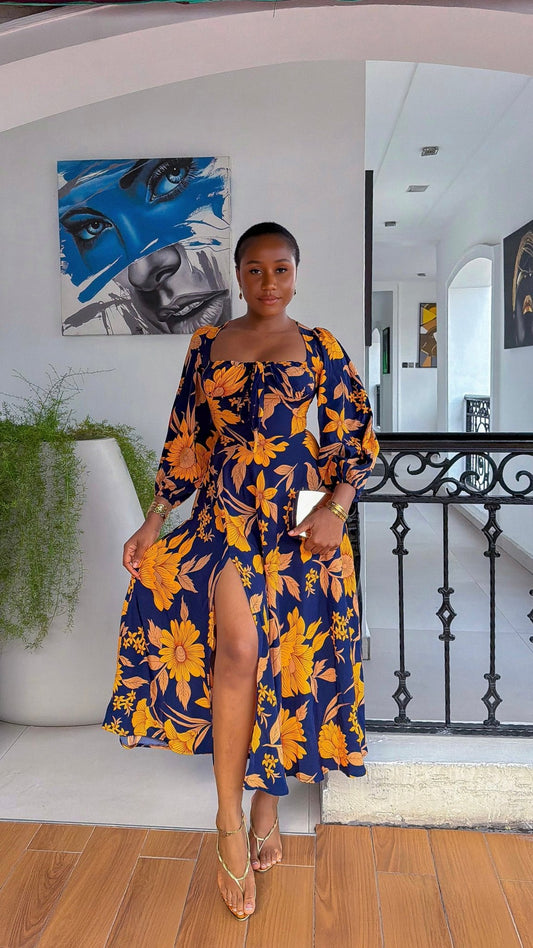 Cara crepe dress (ready to wear) - House of Naya