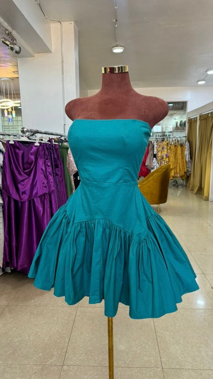 Pamela cotton dress short