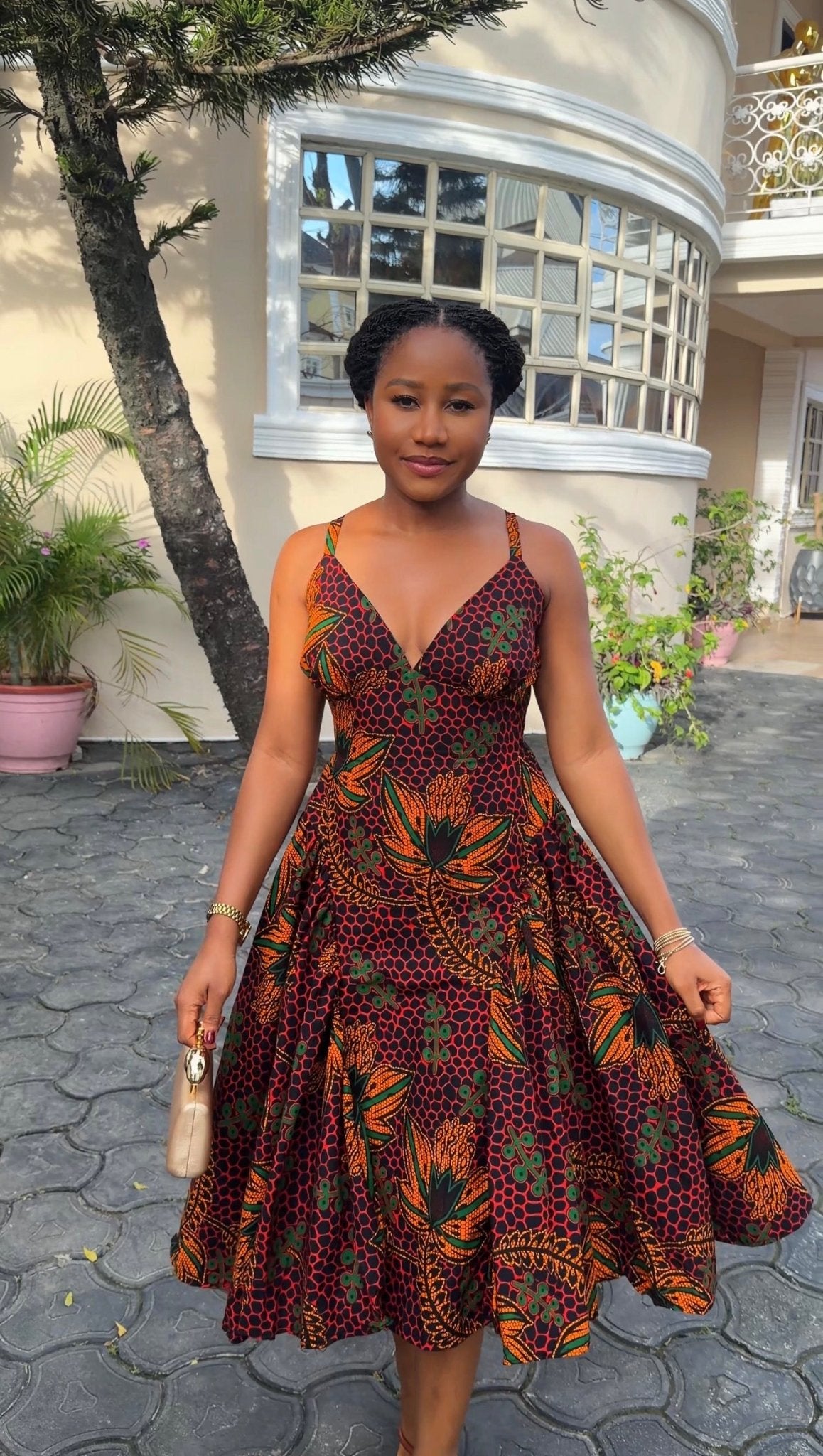 Faith Ankara dress (ready to wear) - House of Naya