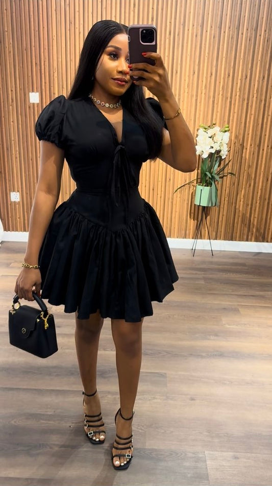 Banana cotton dress(ready to wear)