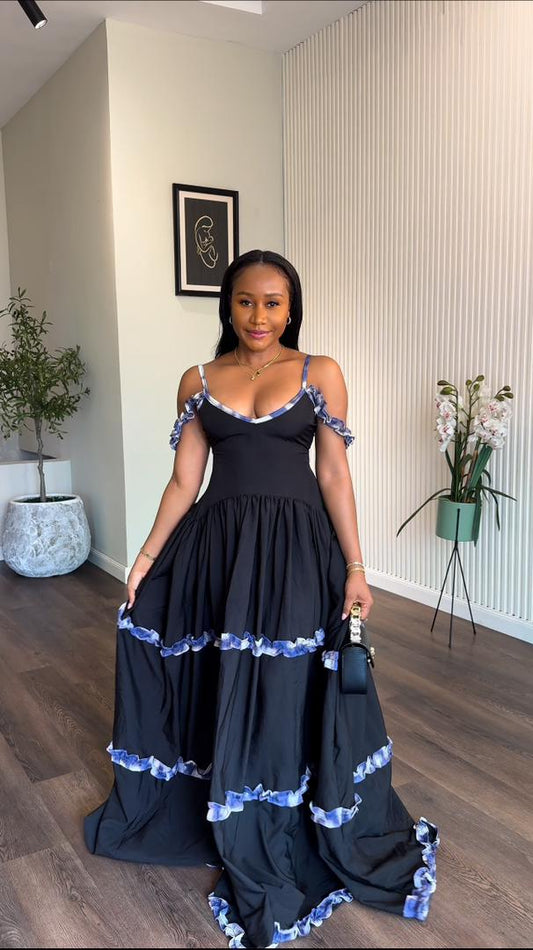 Malibu crepe dress( ready to wear)