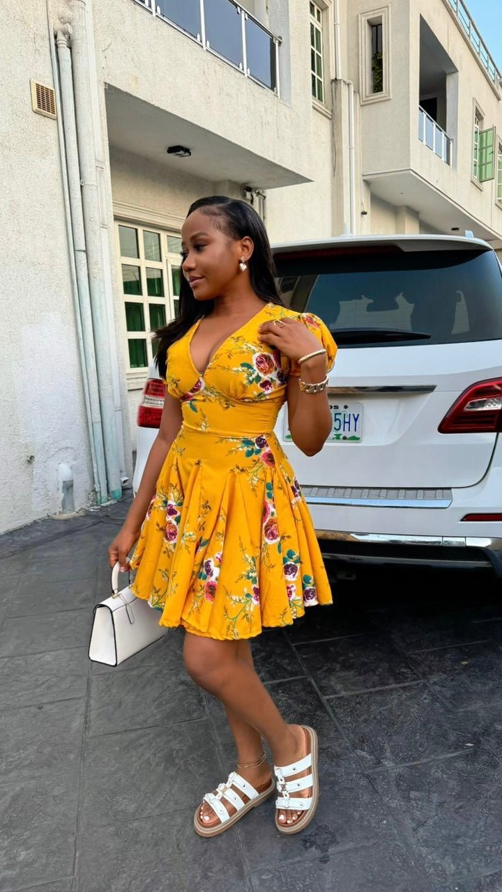 Sun crepe dress - House of Naya