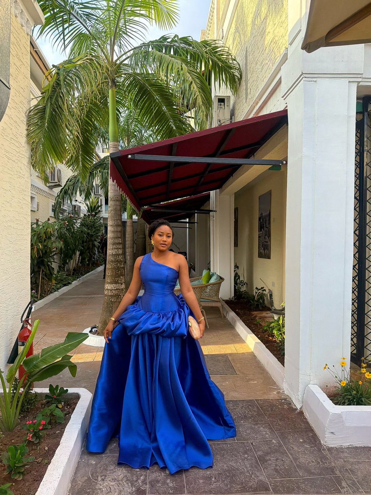 Iris mikado dress