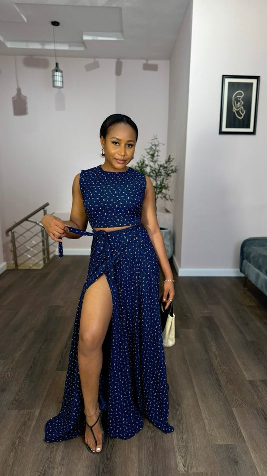 Ashanti crepe set(ready to wear)