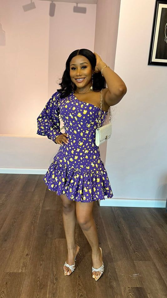 Lagos crepe dress(ready to wear)