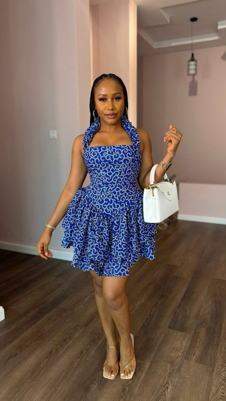 Kemi Ankara dress(ready to wear)