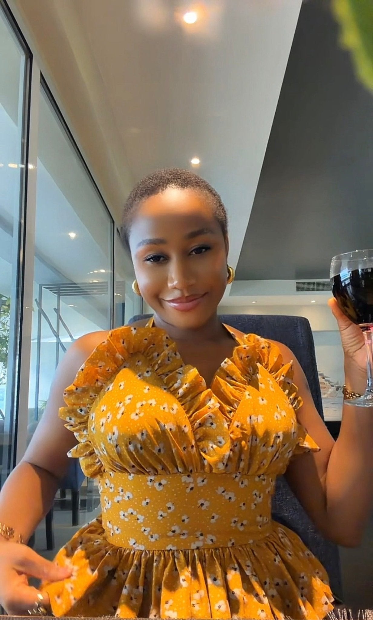 Winnie crepe top - House of Naya
