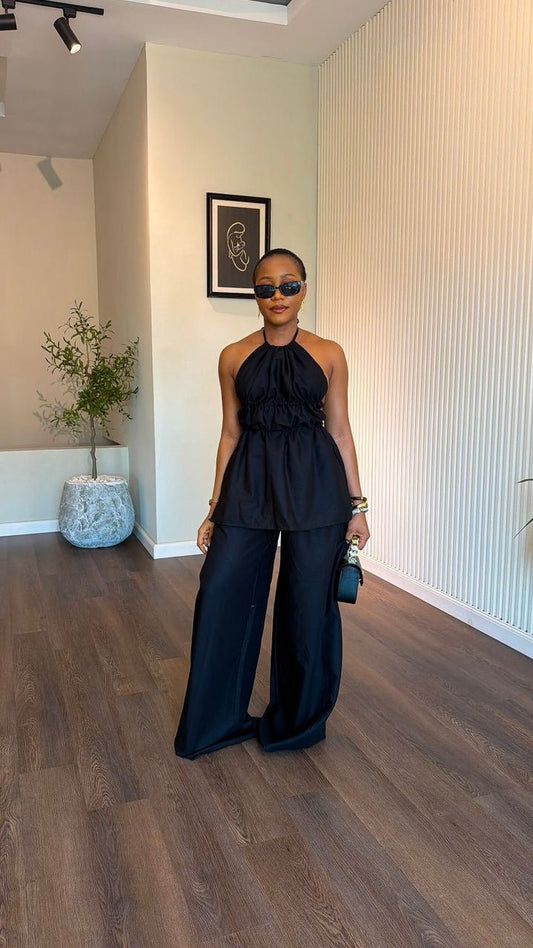 Melinda linen set (ready to wear) - House of Naya