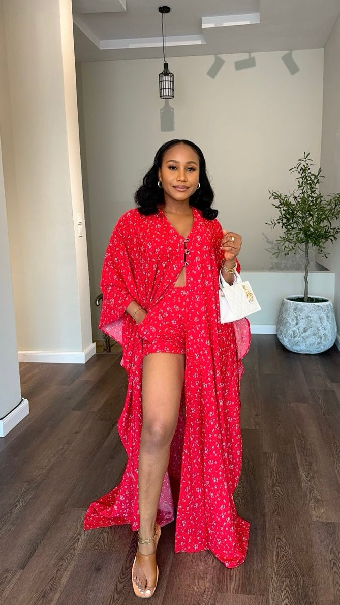 Summer crepe set( ready to wear)