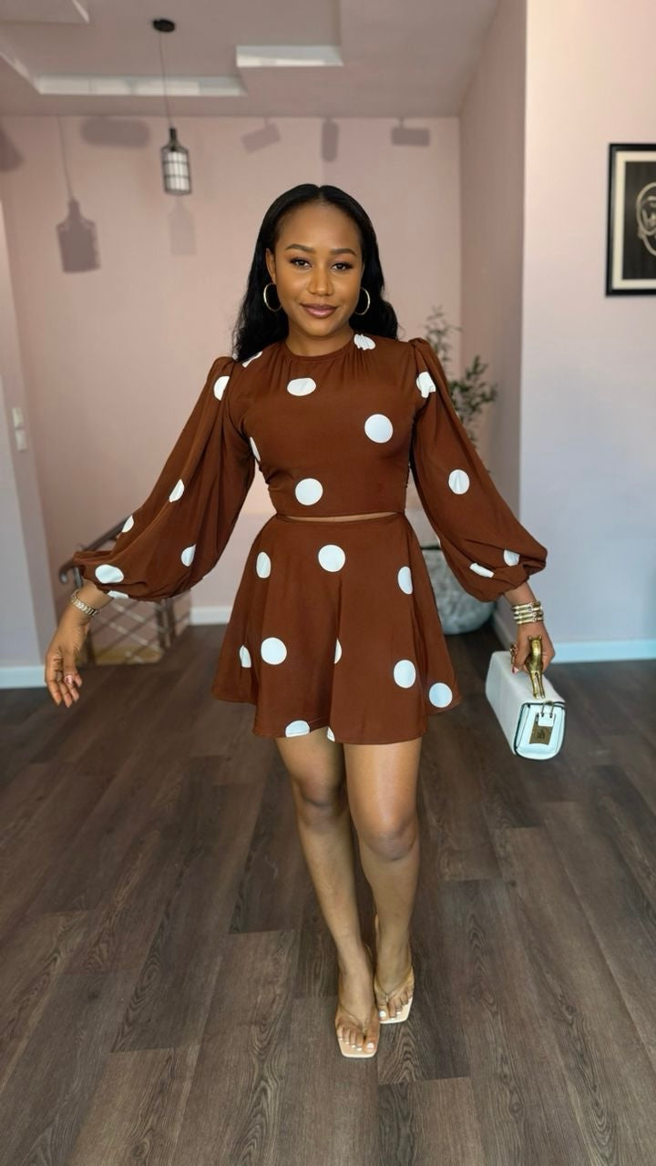 Tiara crepe set(ready to wear)