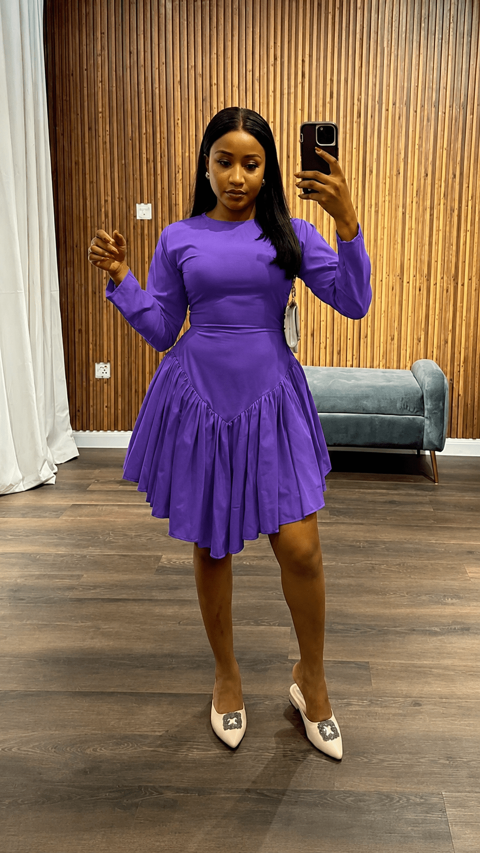 Tara crepe dress(Ready for delivery) - House of Naya
