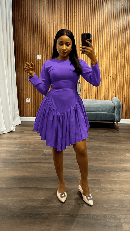Tara crepe dress(Ready for delivery) - House of Naya