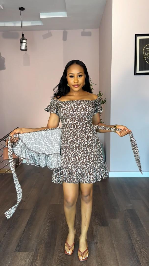 Nne crepe dress(ready to wear)