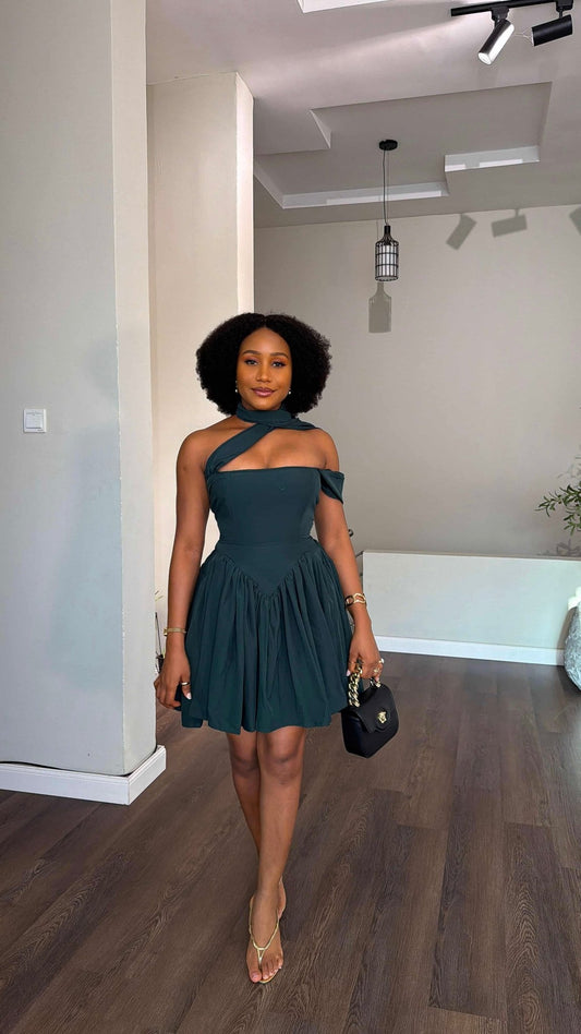 Derin crepe dress - House of Naya