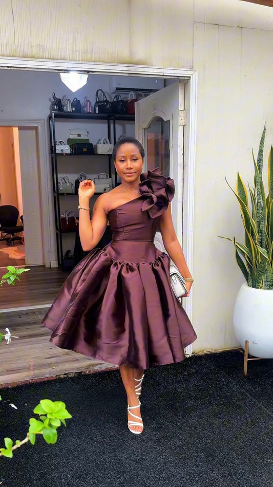 Eva mikado dress (ready to wear) - House of Naya