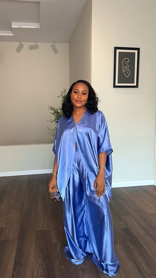 Omotola silk set (ready to wear)