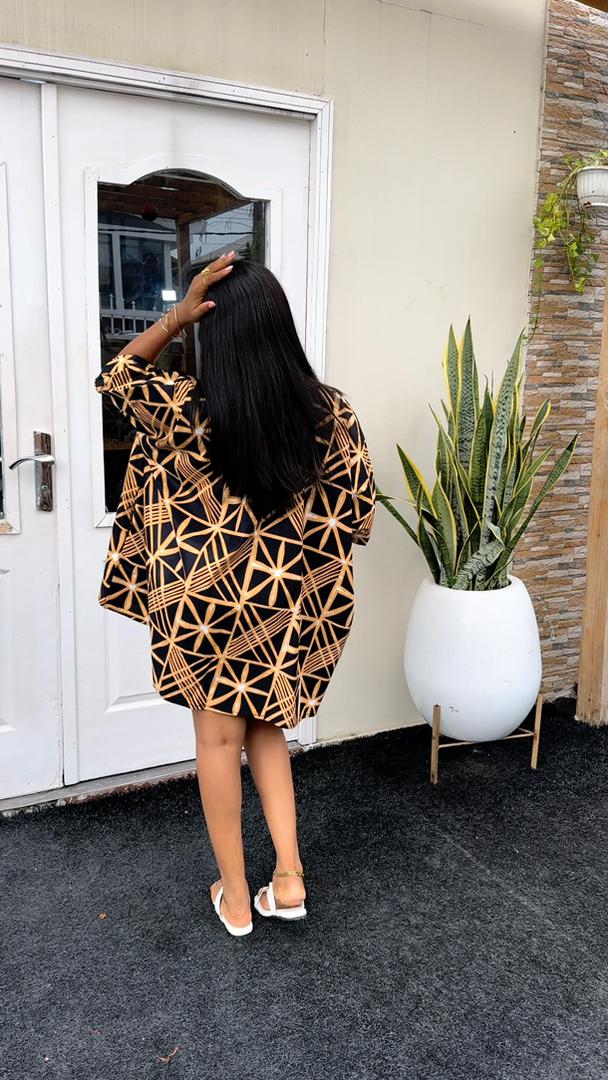 Adaugo Ankara dress (ready to wear)