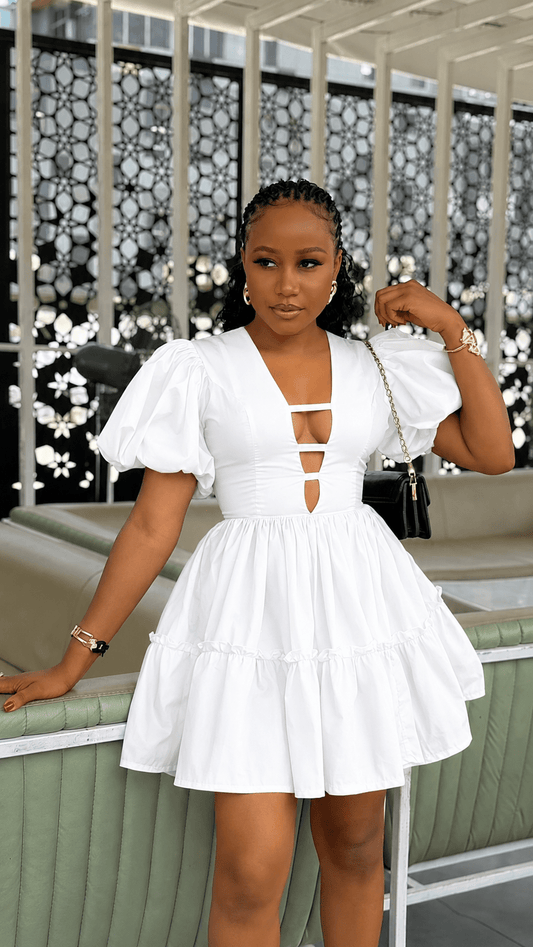 Dami cotton dress(ready to wear) - House of Naya