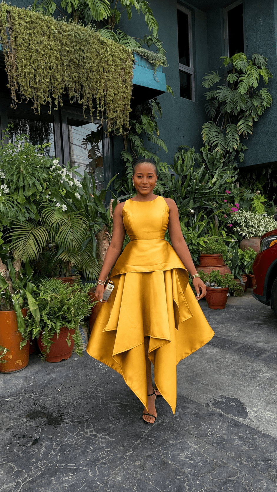 Omoye mikado dress - House of Naya