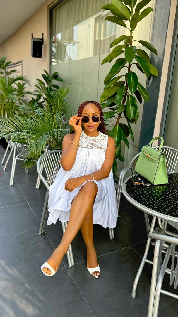 Christiana cotton dress(only in black and white color) - House of Naya
