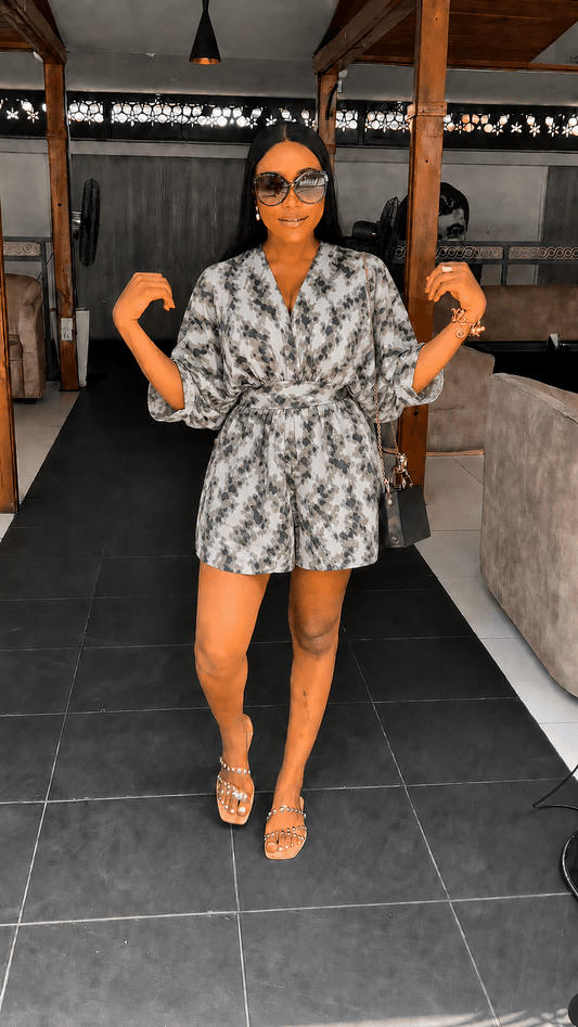 Lady crepe set short (ready to wear) - House of Naya