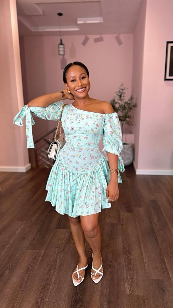 Mira crepe dress short (ready to wear)