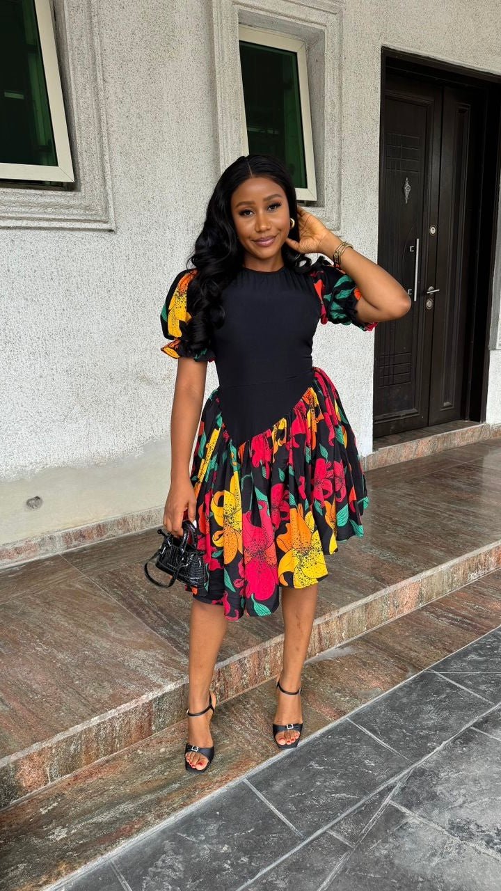 Bolanle crepe dress - House of Naya