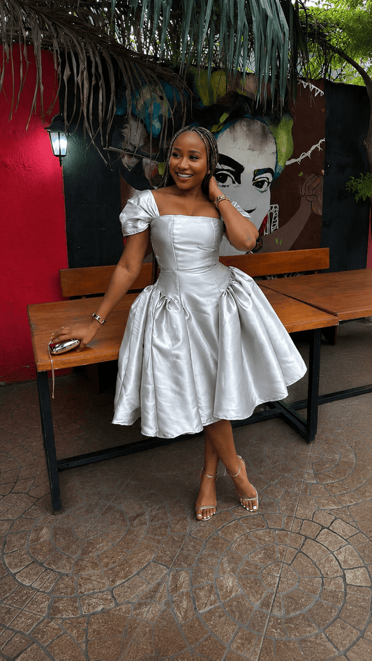 Debby mikado dress( READY FOR DELIVERY) - House of Naya