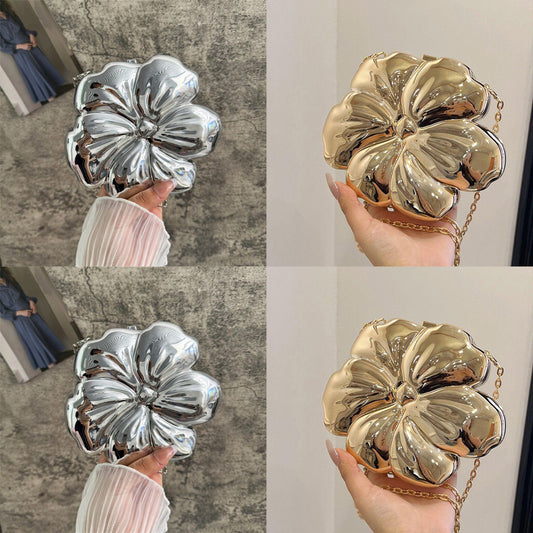 Women’s metallic purse