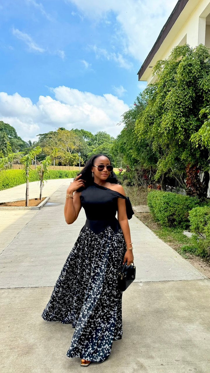 Motunrayo crepe dress