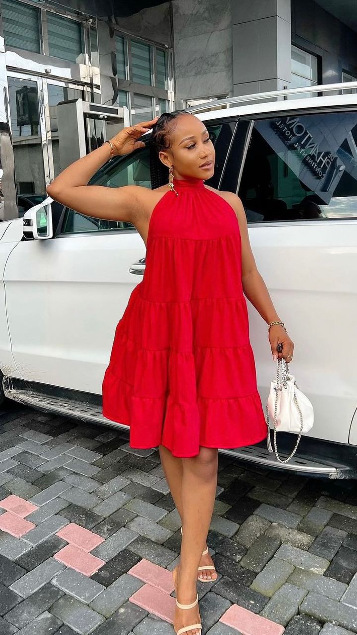 Mina crepe dress - House of Naya